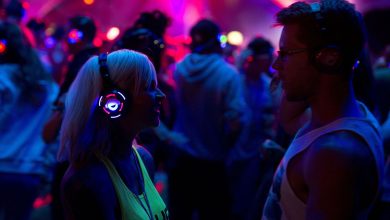 party boost with disco earphones