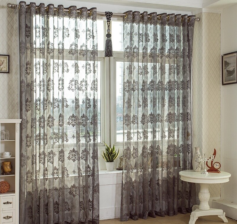 Traditional Curtain Headings are a great way to dress up Sheer Curtains