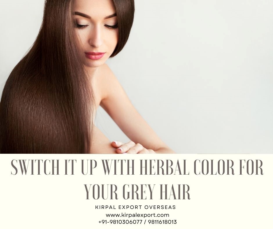 Switch it up with Herbal Color for your Grey Hair