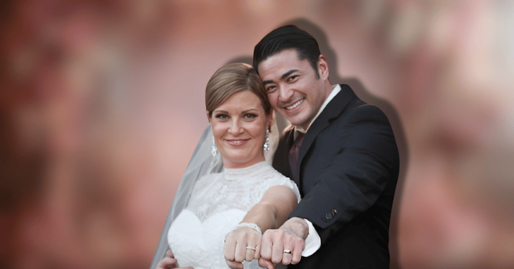 Thomas Beatie with Amber Nicholas