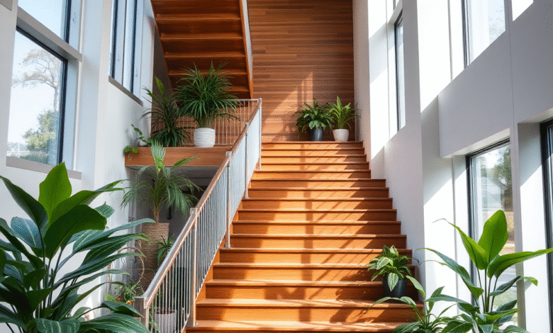 flight of stairs